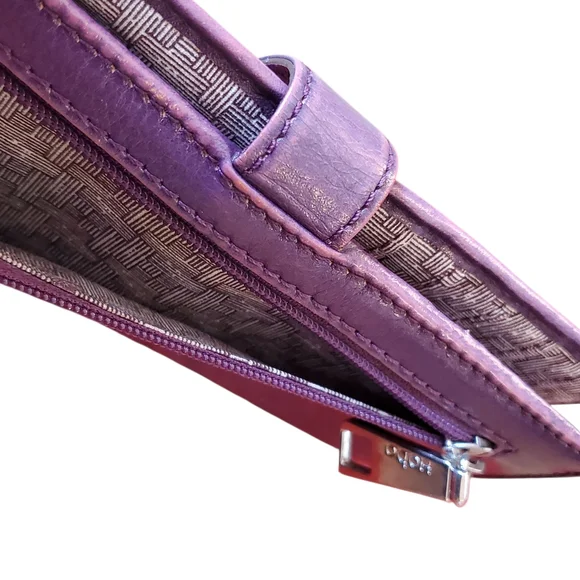 Hobo Women's Purple Leather Wallet - Picture 3 of 5